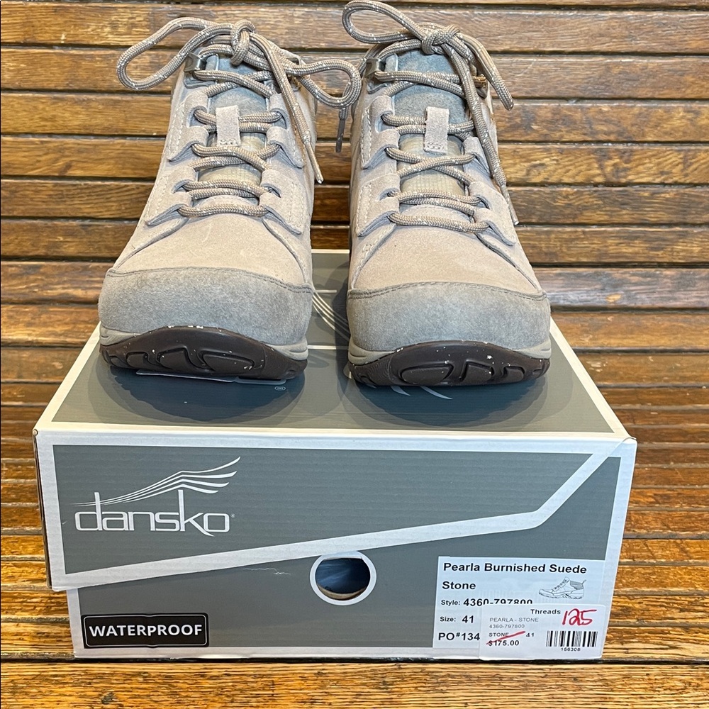 Dansko Stone Suede Waterproof Sneakers